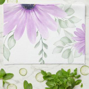 Linge De Cuisine Motif botanique floral de printemps coloré