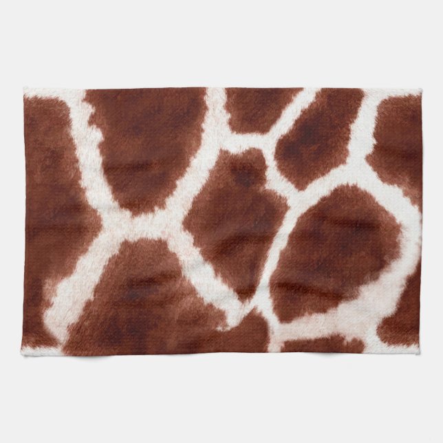 Linge De Cuisine Motif branché Giraffe (Horizontal)