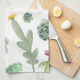 Linge De Cuisine Motif Cactus