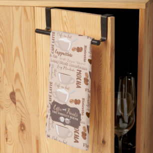 Linge De Cuisine Motif Café et amis