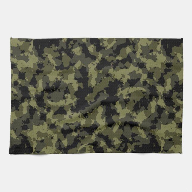 Linge De Cuisine Motif Camo (Horizontal)
