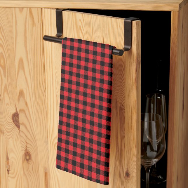 Linge De Cuisine Motif carreaux de Buffalo  (Pliage en tiers)