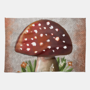 Linge De Cuisine Motif Champignon et Fungi Fantaisiste – Inspiré de
