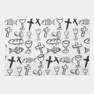 Linge De Cuisine Motif chrétien
