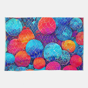 Linge De Cuisine Motif circulaire dynamique