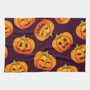 Linge De Cuisine motif citrouille