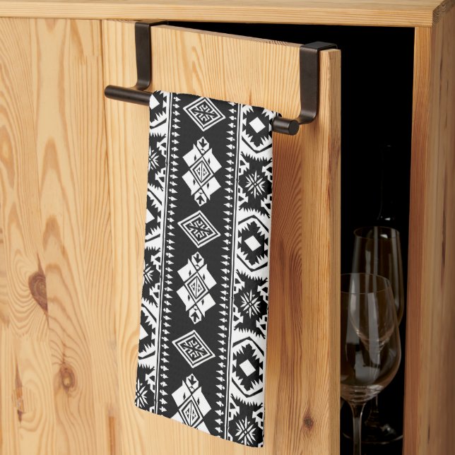 Linge De Cuisine motif cool occidental carrelé (Pliage en tiers)