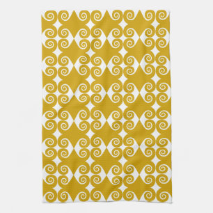 Linge De Cuisine Motif Curly Diamond