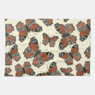 Linge De Cuisine Motif d'aquarelle papillons