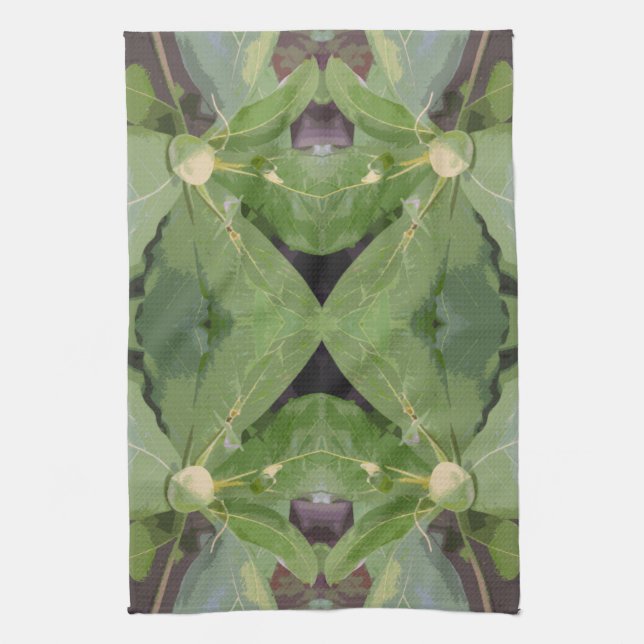 Linge De Cuisine Motif d'arbre aux amandes (Vertical)