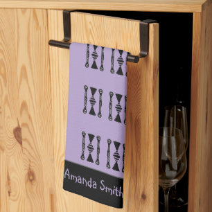 Linge De Cuisine Motif D'Art Africain Ethnique, Oreiller À Jets Vio