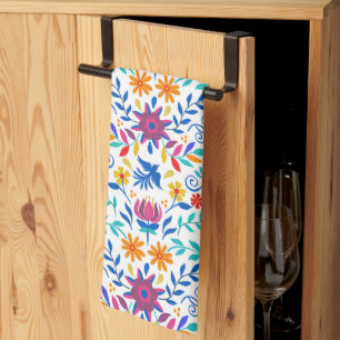 Linge De Cuisine Motif d'art populaire mexicain