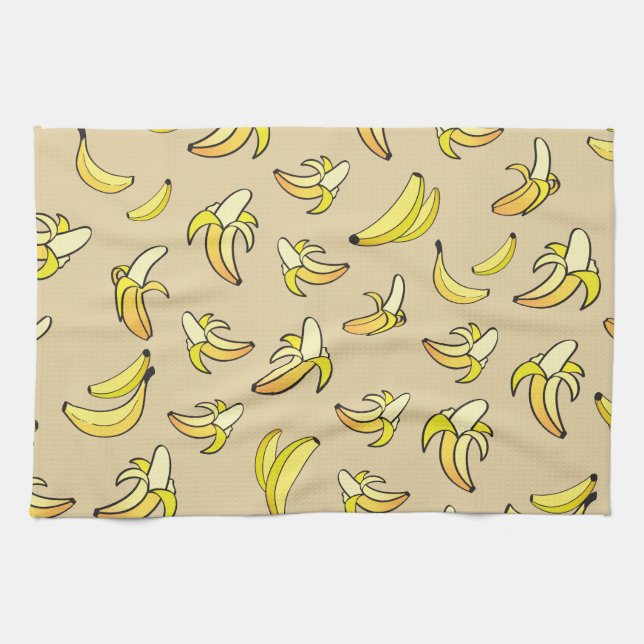 Linge De Cuisine Motif de banane (Horizontal)