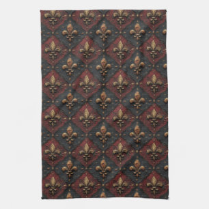 Linge De Cuisine Motif de bois sculpté gothique (2)