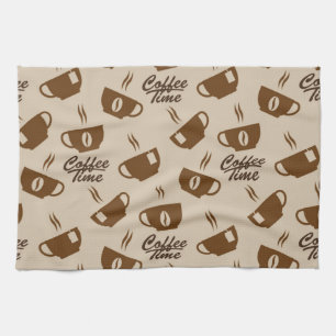 Linge De Cuisine Motif de café