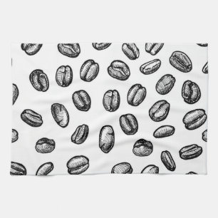 Linge De Cuisine Motif de café