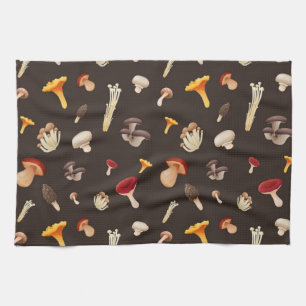 Linge De Cuisine Motif de champignons