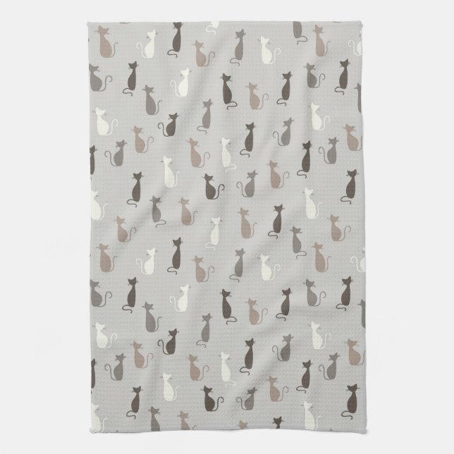 Linge De Cuisine Motif de chats (Vertical)