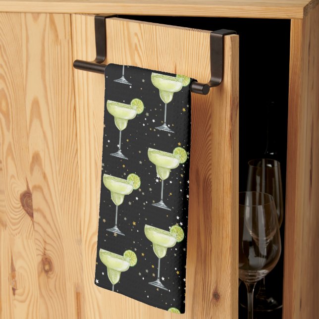 Linge De Cuisine Motif de cocktail Margarita (Pliage en tiers)
