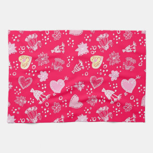 Linge De Cuisine Motif de coeur