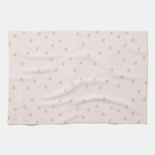 Linge De Cuisine Motif de cœur minimal doux