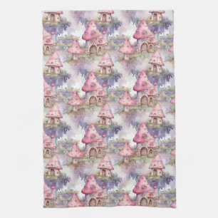Linge De Cuisine Motif de Cottage Champignon Fantaisiste (4)