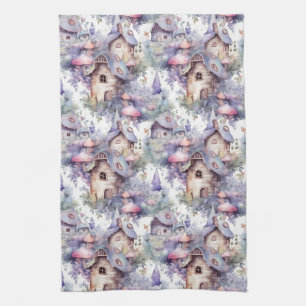 Linge De Cuisine Motif de Cottage Champignon Fantaisiste (5)
