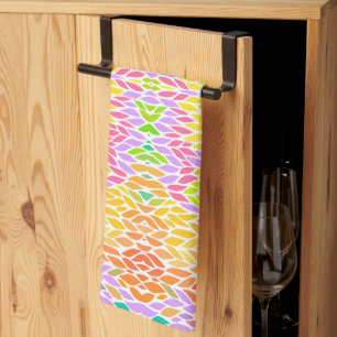 Linge De Cuisine Motif de feuilles colorées mignonnes