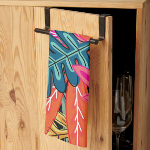 Linge De Cuisine Motif de feuilles d'automne colorées