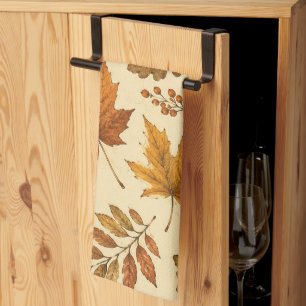 Linge De Cuisine Motif de feuilles d'automne Feuillage d'automne