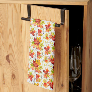 Linge De Cuisine Motif de feuilles d'érable en automne