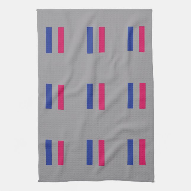 LINGE DE CUISINE MOTIF DE FIERTE ANDROGYNE (Vertical)