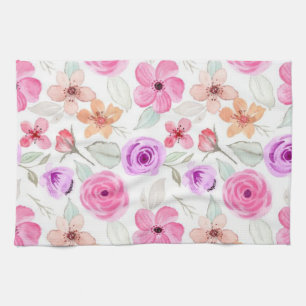 Linge De Cuisine Motif de fleurs