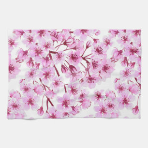 Linge De Cuisine Motif de fleurs de cerisiers