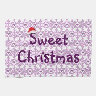 Linge De Cuisine Motif de flocon de neige de Noël doux