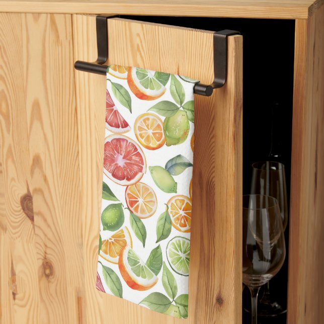 Linge De Cuisine Motif de fruits (Pliage en tiers)