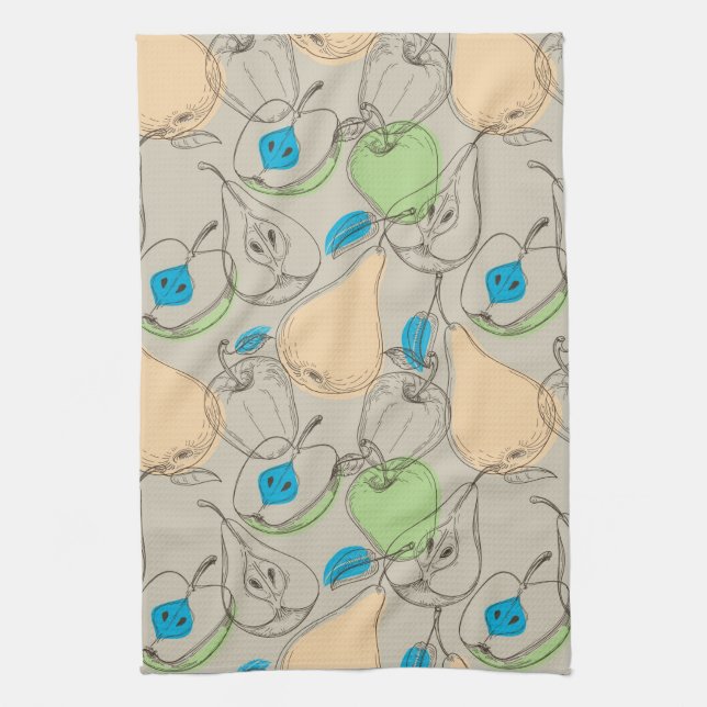 Linge De Cuisine Motif de fruits (Vertical)