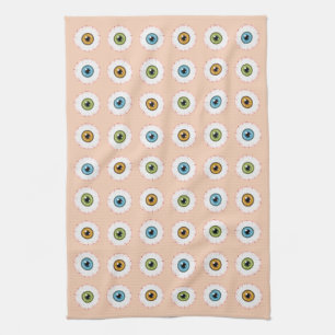 Linge De Cuisine Motif de globe oculaire Créatif yeux ensanglantés 