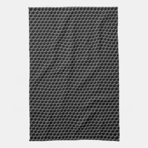 Linge De Cuisine Motif de grille en métal - arrière - plan