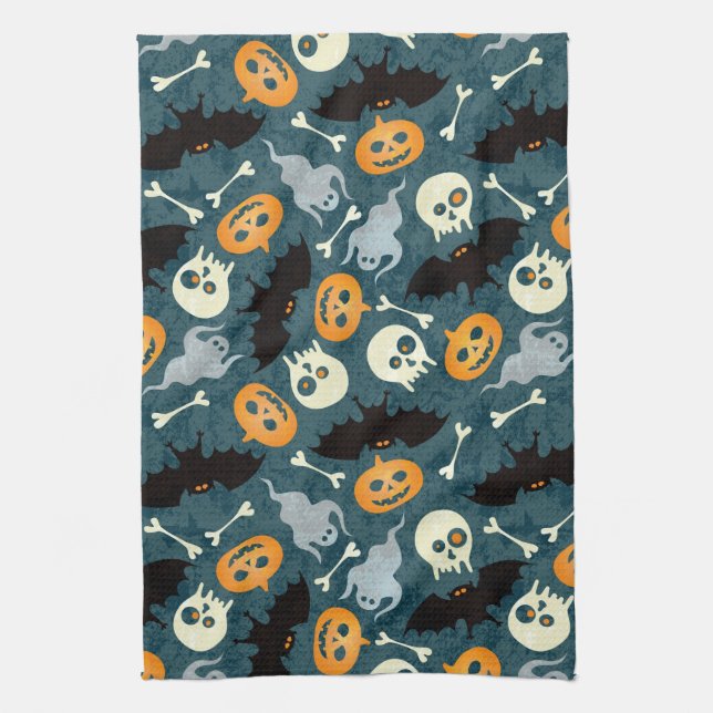 Linge De Cuisine Motif de Halloween (Vertical)