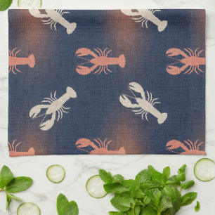 Linge De Cuisine Motif de homard côtier – Été fruits de mer nautiqu