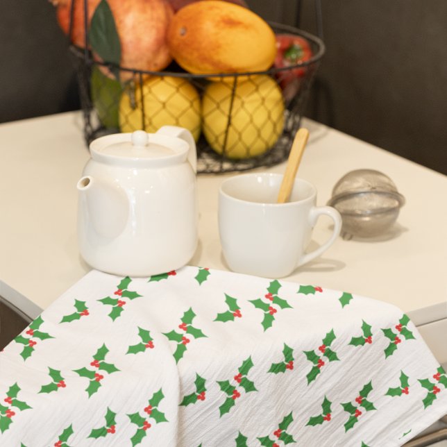 Linge De Cuisine Motif de houx (Créateur téléchargé)