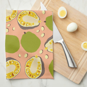 Linge De Cuisine Motif de Jackfruit d'été tropical - Fruit exotique