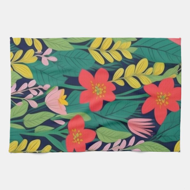 Linge De Cuisine Motif de jungle (Horizontal)