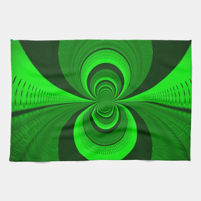 Linge De Cuisine Motif de kaléidoscope Super Abstrait (Horizontal)