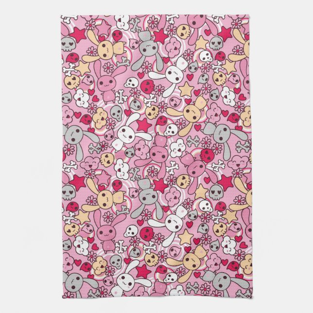 Linge De Cuisine Motif de Kawaii (Vertical)