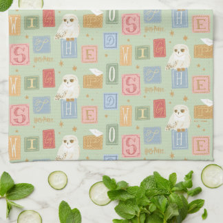 Linge De Cuisine Motif de lettre bloc Hedwig Post