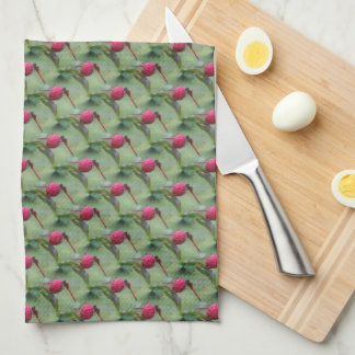 Linge De Cuisine Motif de libellule rouge 
