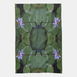 Linge De Cuisine Motif de Lys d'eau