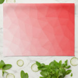 Linge De Cuisine Motif de maillage géométrique dégradé rouge<br><div class="desc">Motif de maillage géométrique dégradé rouge. Triangle maillage géométrique avec dégradé gris foncé clair. motif,  ombre,  maillage,  triangles,  géométrie,  géométrique,  dégradé,  cool,  triangle,  brillant,  rouge</div>
